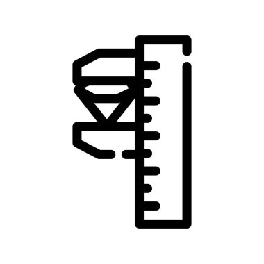 Modern test simgesinin vektör illüstrasyonu