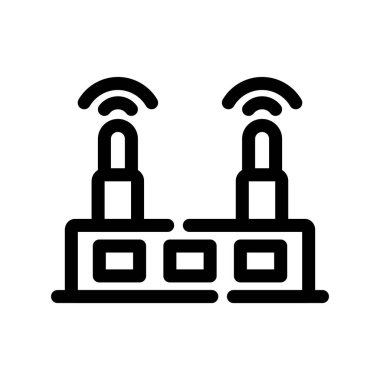 Wi-Fi ikon vektörü. izole vektör gösterimi