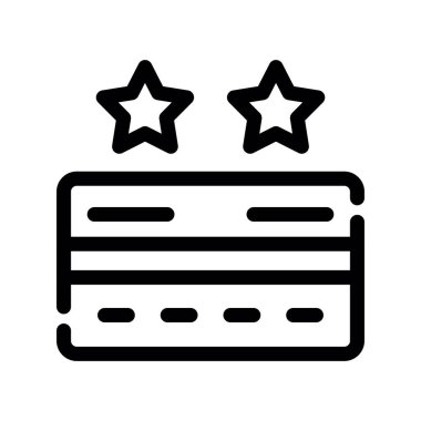 reyting vektörü ince çizgi simgesi