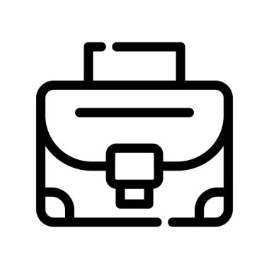 Sırt çantası. Web simgesi basit illüstrasyon