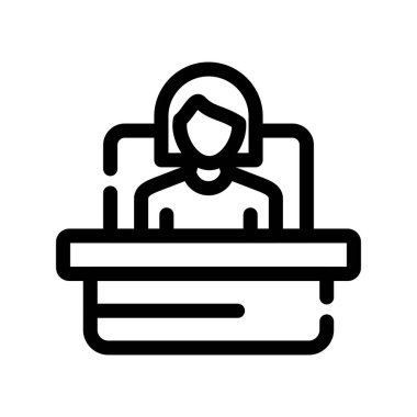 Tabletli dizüstü bilgisayarın vektör illüstrasyon simgesi