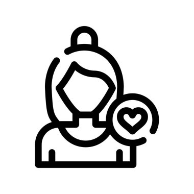 düğün çifti ikon vektör çizelgesi çizimi