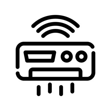 wifi vektör ince çizgi simgesi