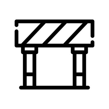 çubuk vektörü ince çizgi simgesi