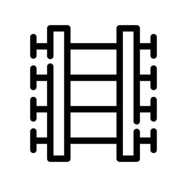 çubuk vektörü ince çizgi simgesi