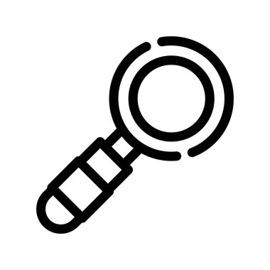 büyüteç izole edilmiş simge ara