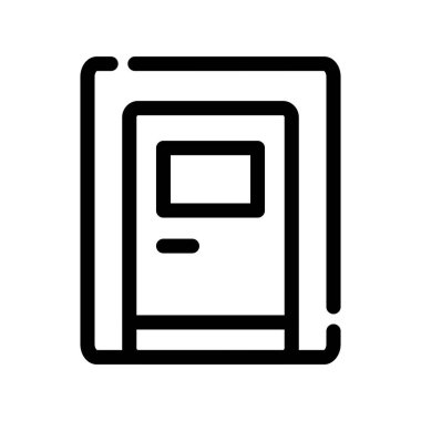 Modern tablet bilgisayarının vektör simgesi