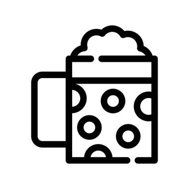 içki ikonu vektör illüstrasyonu