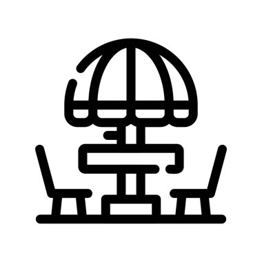 Web ve mobil uygulaması tasarımı, sandalye logo kavramı için beyaz arka plan üzerinde izole sandalye simge vektör