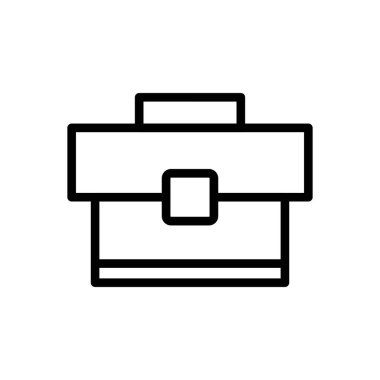 Çanta simgesinin vektör illüstrasyon tasarımı