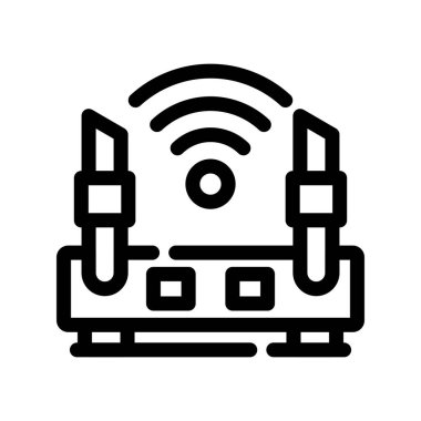 Akıllı ev kontrol simgesi. beyaz arkaplanda izole edilmiş web tasarımı için akıllı kontrol vektör simgesi