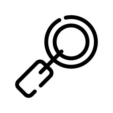 İnce çizgi simgesi, vektör illüstrasyonu