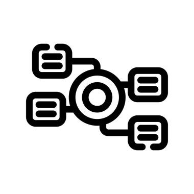 seo modern simgesinin vektör illüstrasyonu