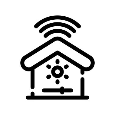 Wi-Fi ikon vektörü. izole edilmiş sınır sembolü çizimi