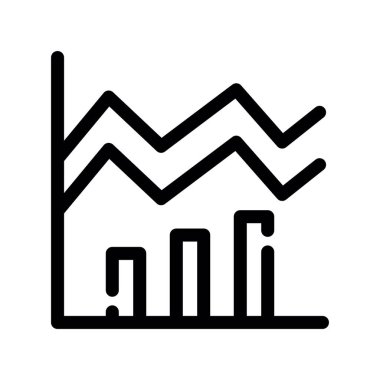 grafik vektörü ince çizgi simgesi