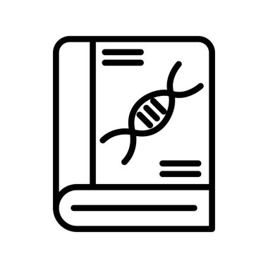 DNA simgesi vektör illüstrasyonu
