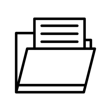 Belge. Web simgesi basit tasarım