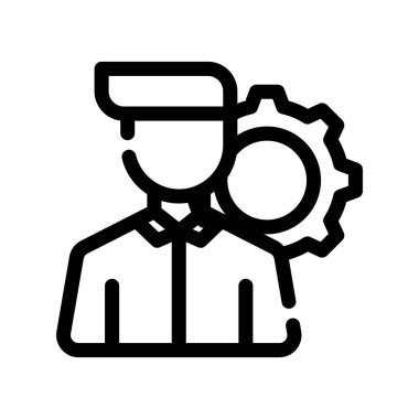 takım çalışması ince siyah vektör simgeleri