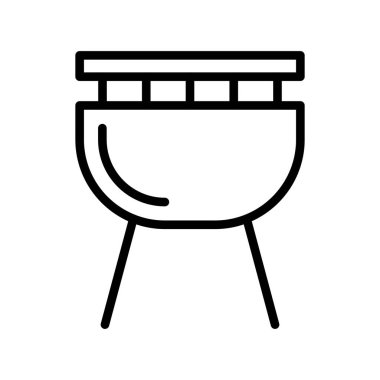 Bir binanın modern simgesinin vektör illüstrasyonu