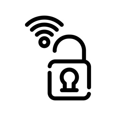 Wifi simgesi, vektör illüstrasyonu