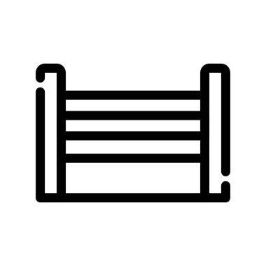 çit vektör çizgi simgesi