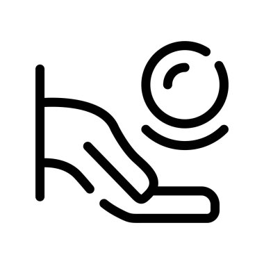 el simgesi vektör illüstrasyonu