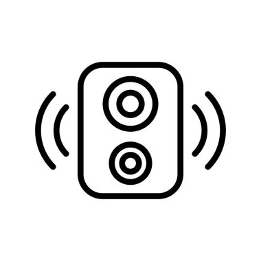 hoparlör vektör illüstrasyonu
