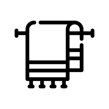 Mobilya ikon vektörünün vektör çizimi