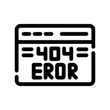 Hata 4 0 4 simgesi, özet biçimi