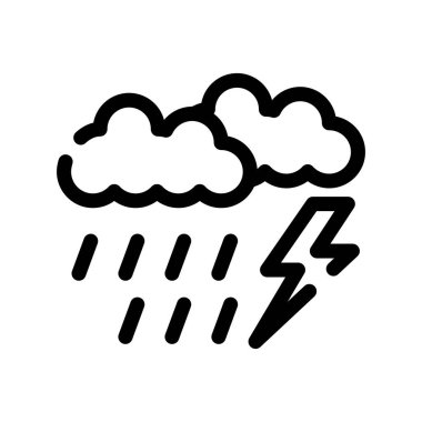 bulut simgesi, vektör illüstrasyonu