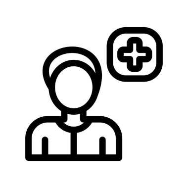 Doktor Simge vektör illüstrasyonu