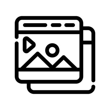 Web sitesi, tasarım ve zarf için web simgesi, geliştirme. premium paket.