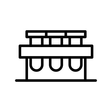 vektör ince çizgi simgesi oluşturuluyor