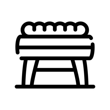 Web ve mobil uygulaması tasarım, tablo logo kavramı için beyaz arka plan üzerinde izole tablo simge vektör