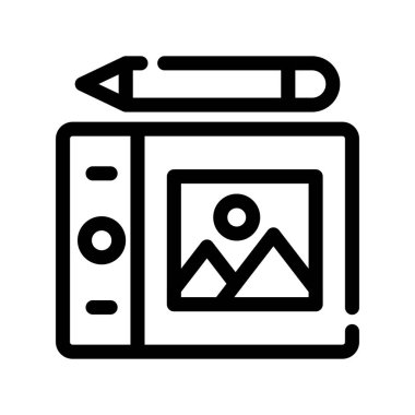 fotoğraf çerçevesi simgesi. Beyaz arkaplanda izole edilmiş web tasarımı için resim çerçeve simgesi