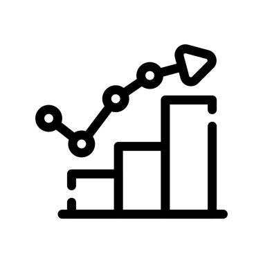 grafik vektörü ince çizgi simgesi