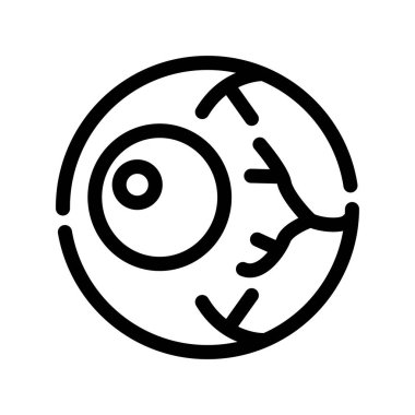 Bir topun vektör illüstrasyonu