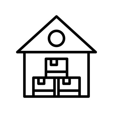ev simgesi vektör illüstrasyonu