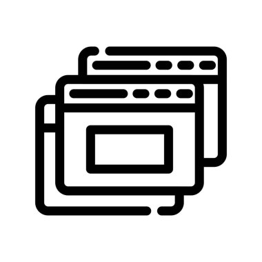 Modern simgenin vektör illüstrasyonu