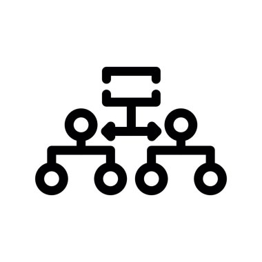 Şeffaf bir arkaplanda ağ vektör çizimi. Birinci kalite semboller. Konsept ve grafik tasarım için ince çizgi simgesi.