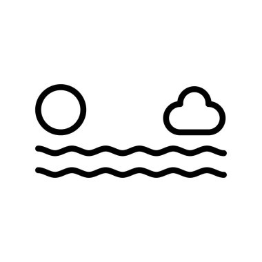 Yüzme vektörü simgesi şeffaf arkaplanda izole edildi, yüzme logosu