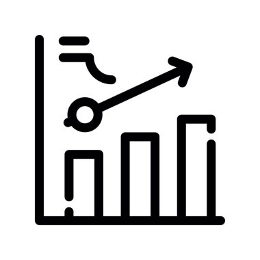 grafik vektörü ince çizgi simgesi