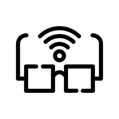 wifi simgesi vektör illüstrasyonu