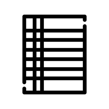 barkod ikon vektörü. Barkod işareti. izole edilmiş sınır sembolü çizimi