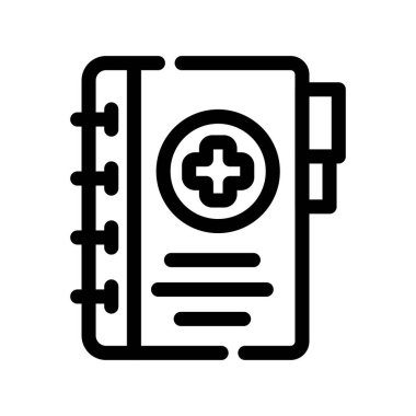 kitap simgesi vektör illüstrasyonu