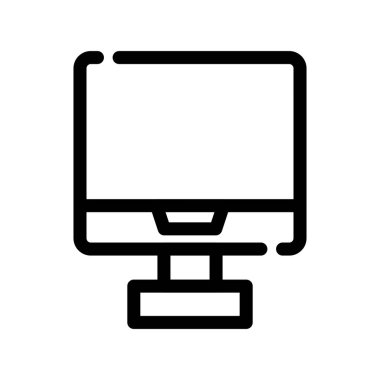 vektör ince çizgi simgesini izle