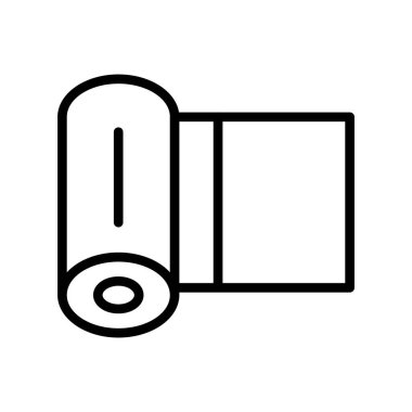 özet simge vektörü siyah ve beyaz