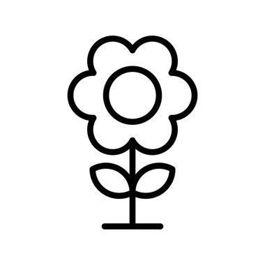 ağaç vektörü ince çizgi simgesi