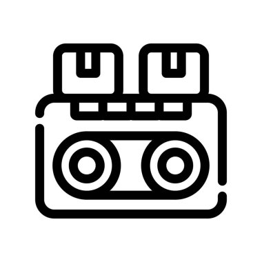 kamera simgesi vektör illüstrasyonu