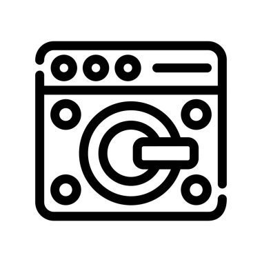 Ağ web simge vektör çizim